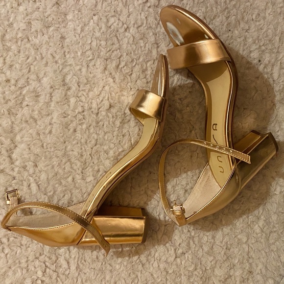 unisa rose gold sandals